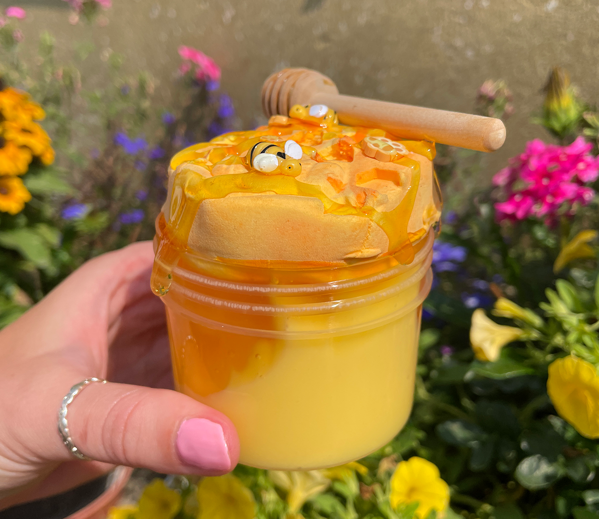 Gold Nectar DIY Slime